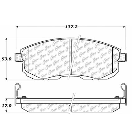 Posi-Quiet Ext. Wear Pad,106.08150